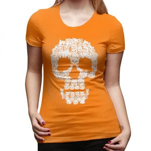 t shirt orange femme