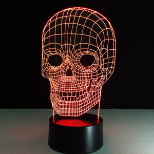 Lampe Tête de Mort 3D