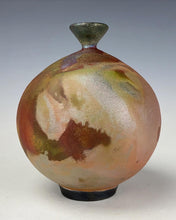 Load image into Gallery viewer, Wheel Thrown Ceramic Raku Vase Find Art by Galaxy Clay