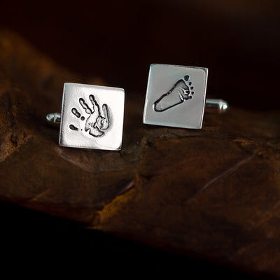 Personalised handprint store cufflinks