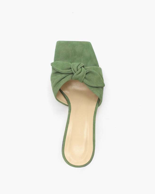 sage green flip flops