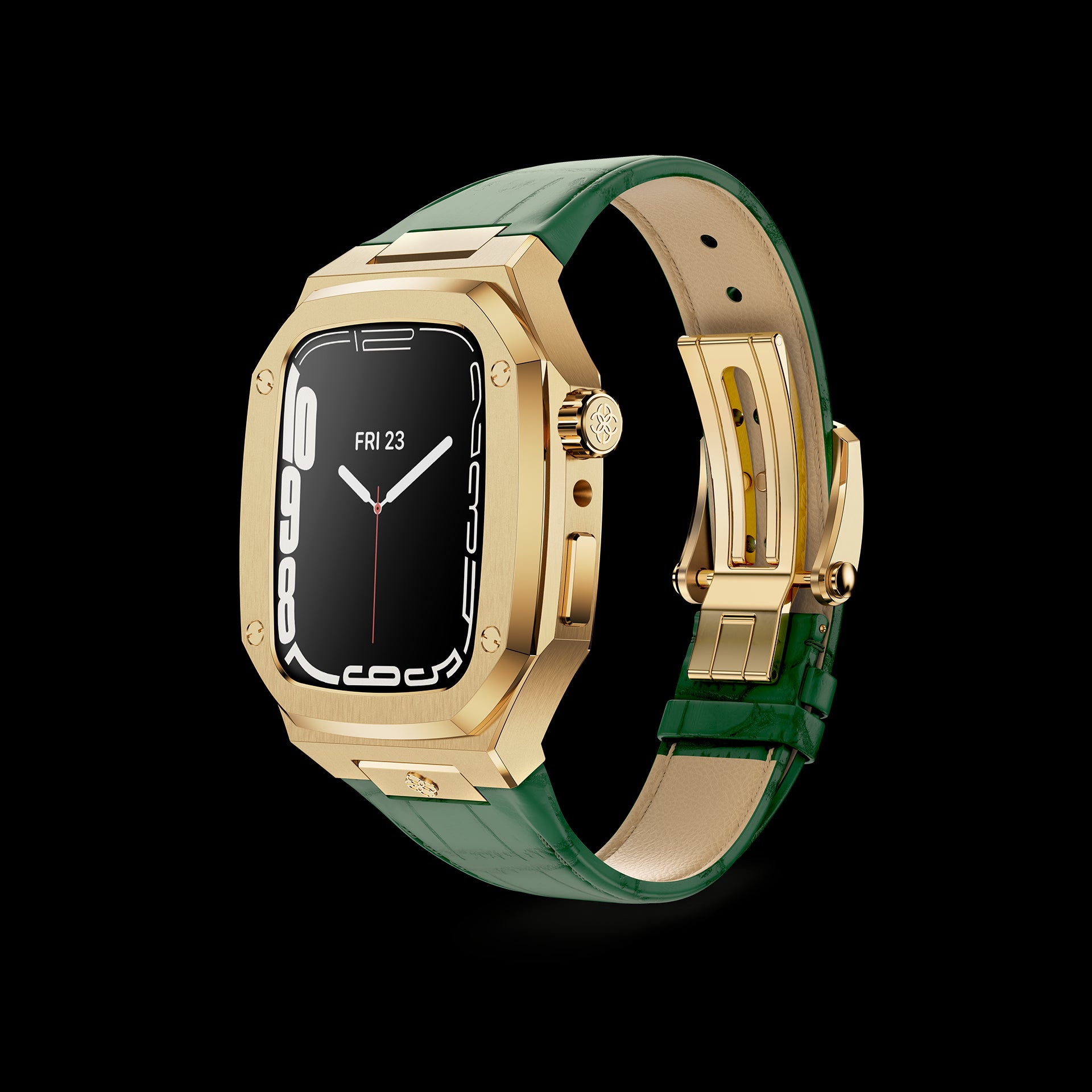 Golden Concept Apple Watch Case Gold/Green 41mm