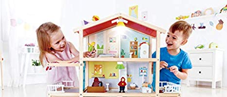 hape family doll mansion