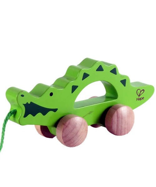 hape alligator pull toy