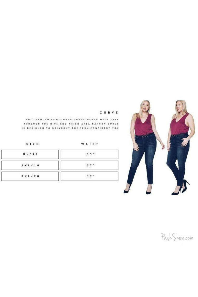 Kancan Jeans Plus Size Chart
