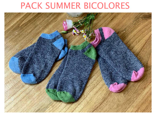 Pack 3 SUMMER BICOLORES