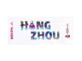 VICTOR  HSBC BWF WORLD TOUR FINALS 2024 Vacuum Cup Sport Towel TWWT2404 Nav Image 2