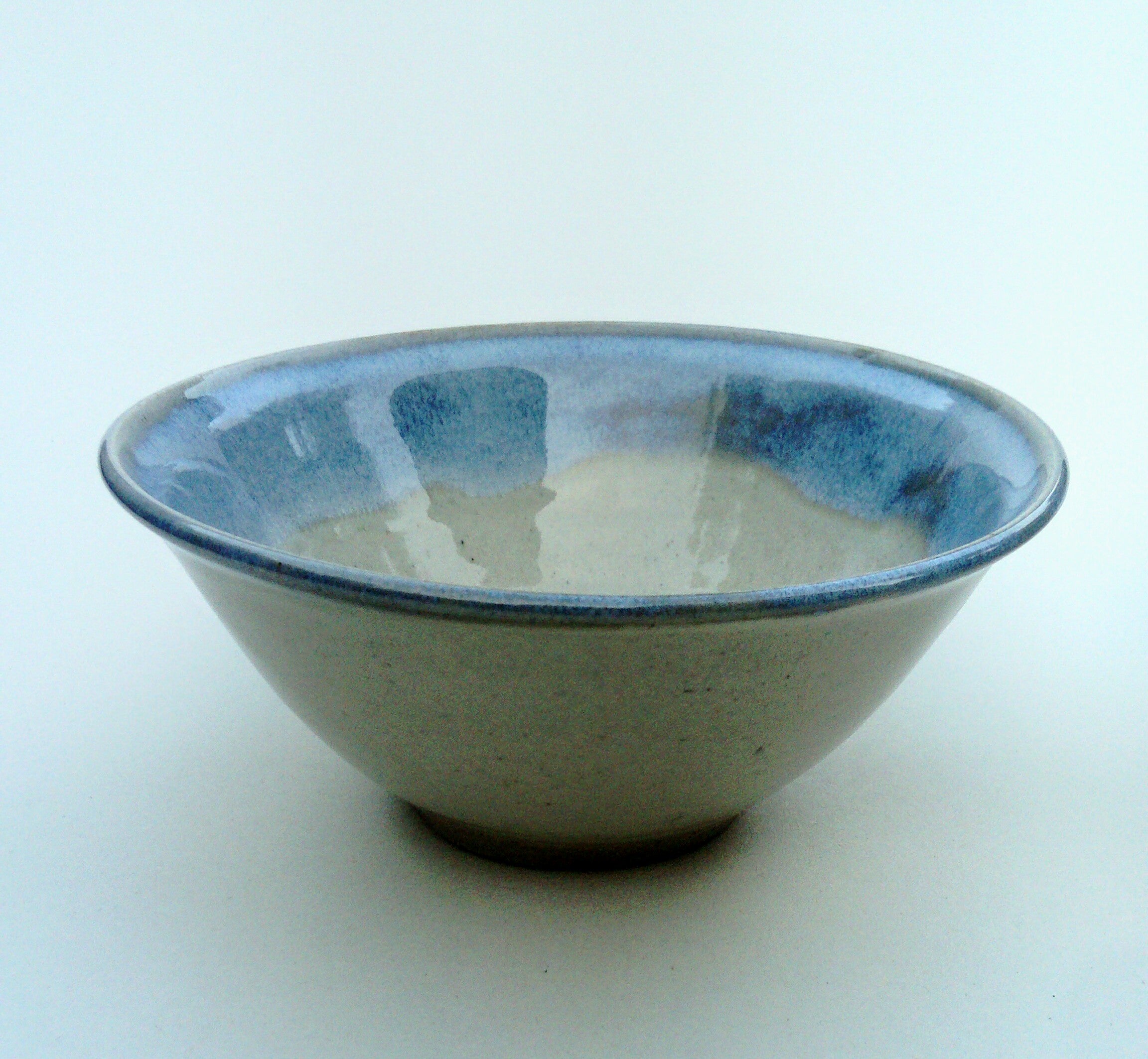 Soup/breakfast bowls (general purpose). Blue and white. (sold individually)