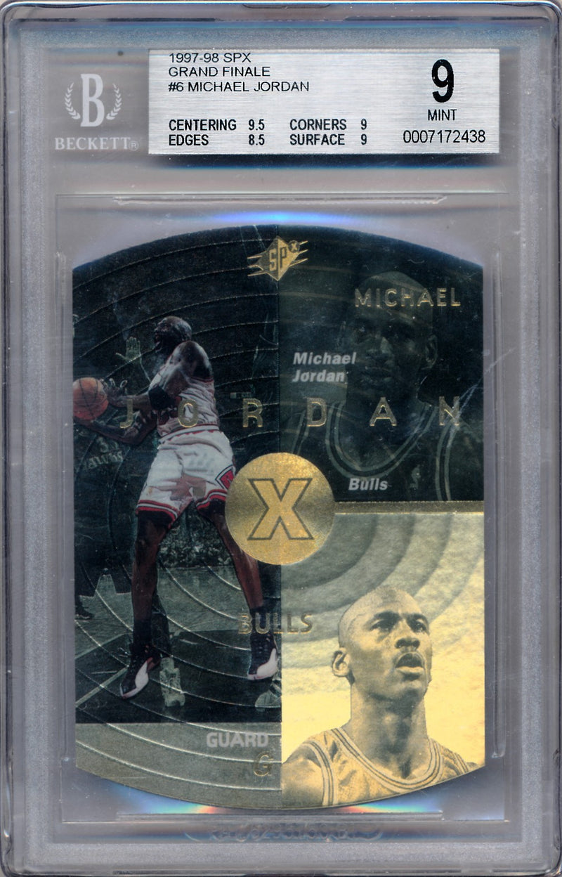 Upper Deck 1997-1998 SPX Grand Finale #6 Michael Jordan 50/50