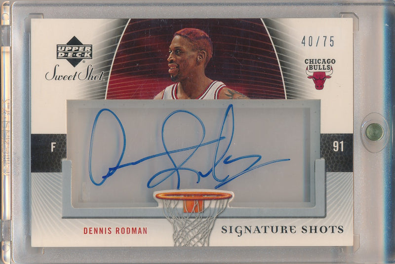 dennis rodman ultimate signature auto