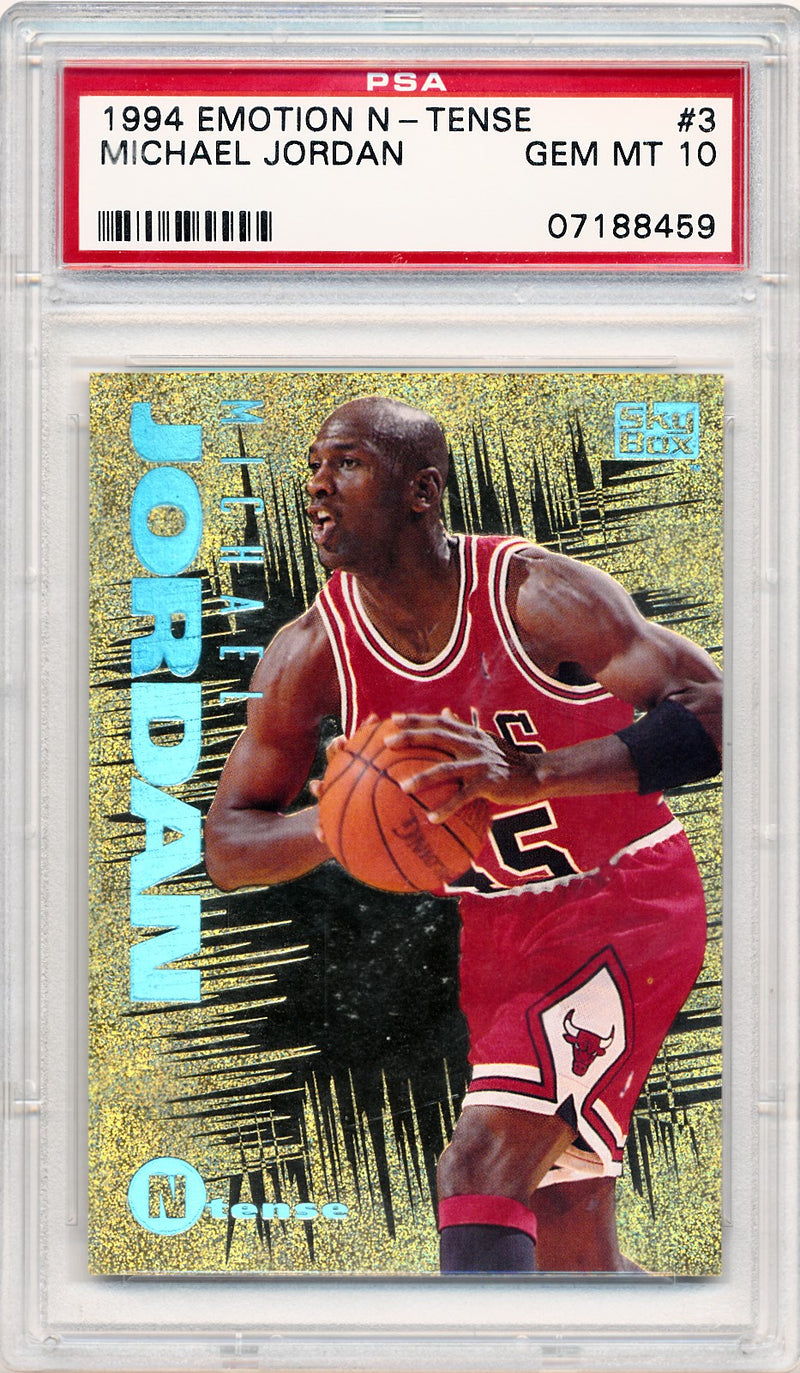 Skybox 1994-1995 Emotion N-Tense #3 Michael Jordan 3/10 / PSA