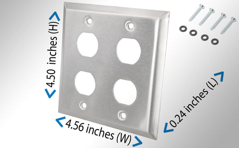 101843 Wall Plate Dimension