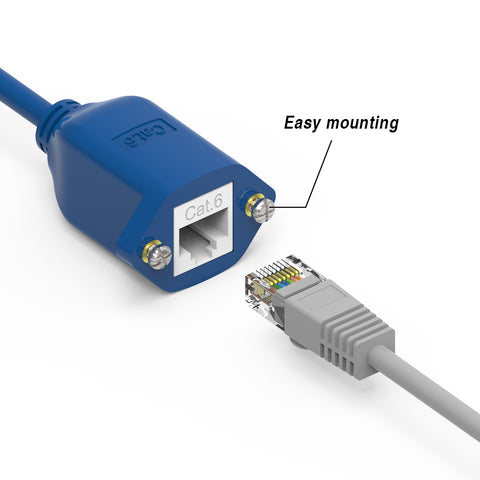 Cat6 Panel-Mount Patch Cable Application