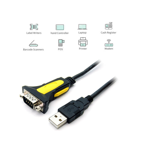 USB to RS232 Serial Adapter (DB9-Male Hex Nut) Application