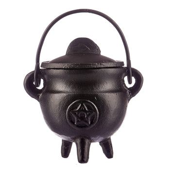 Small Cauldron - Cast Iron Cauldron Mini for Ritual, Incenses & Resins