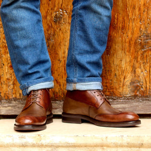 wingtip chukka boots