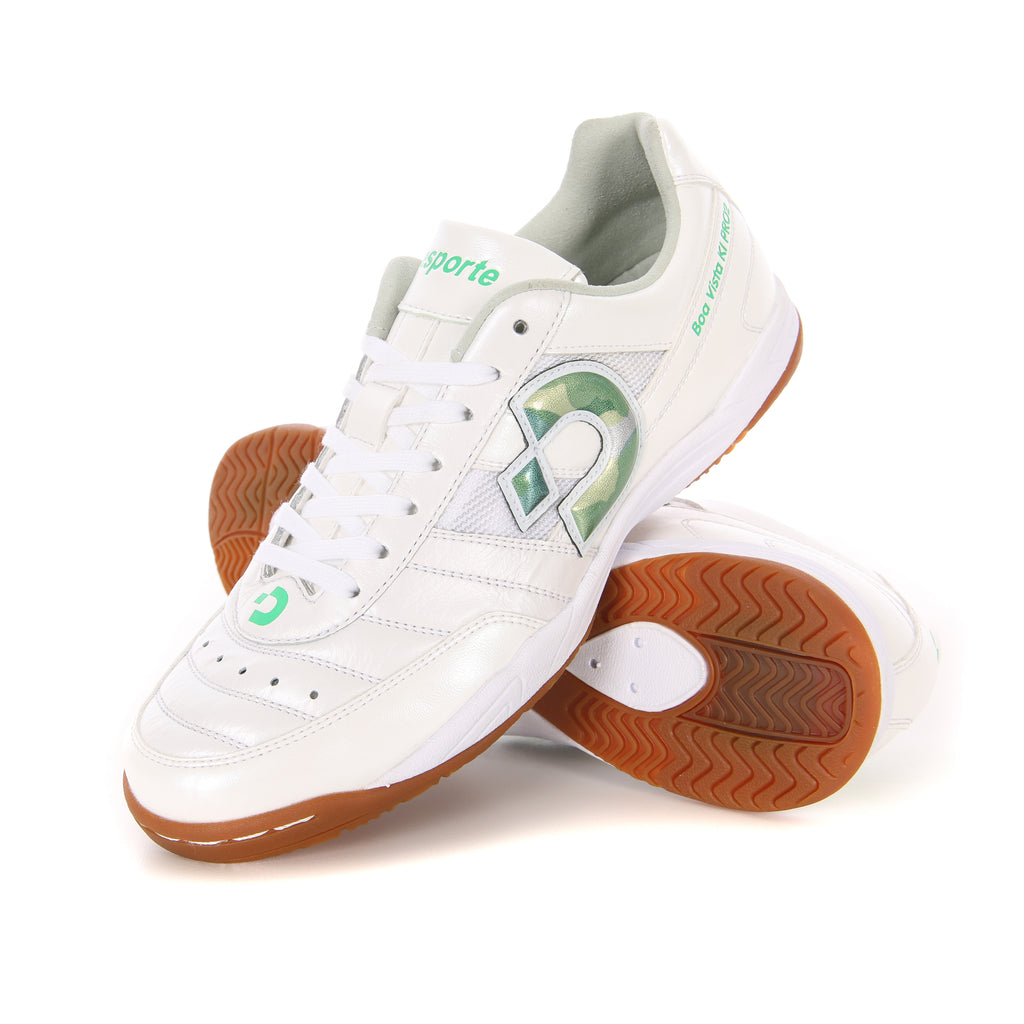 Desporte Boa Vista KI PRO2 white green camouflage futsal shoes