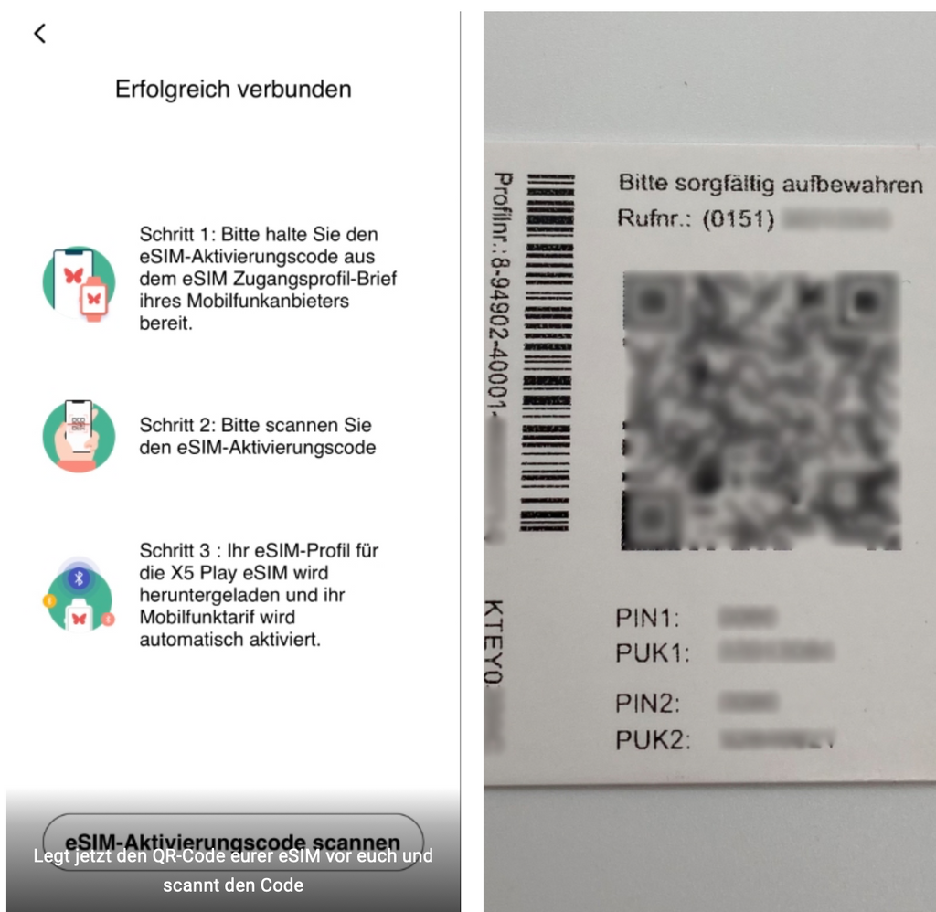 Xplora X5 Play eSIM Test