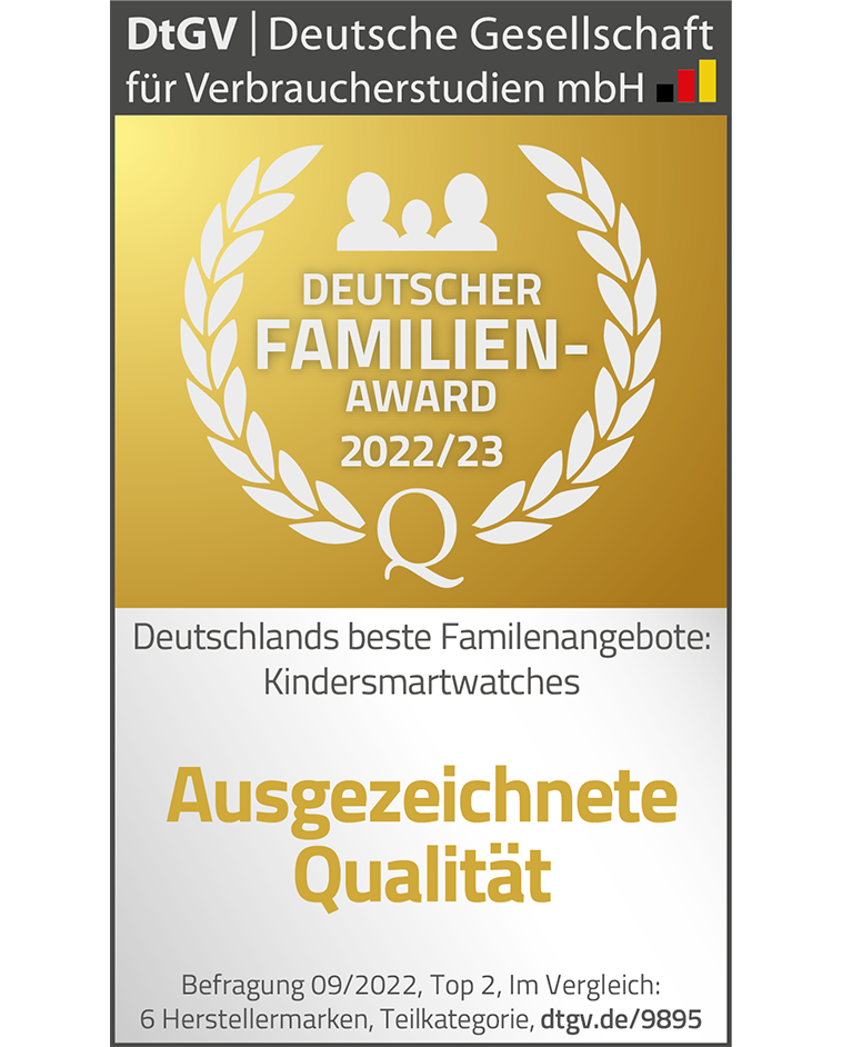 Xplora Kinder Smartwatch - Deutscher Familien Award 2022