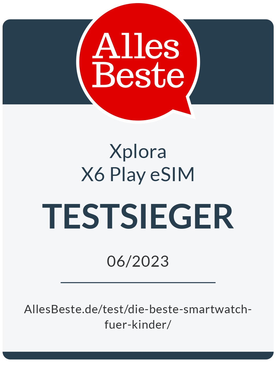Xplora Kinder Smartwatch - Alles Best, Testsieger Xplora X6Play 2023