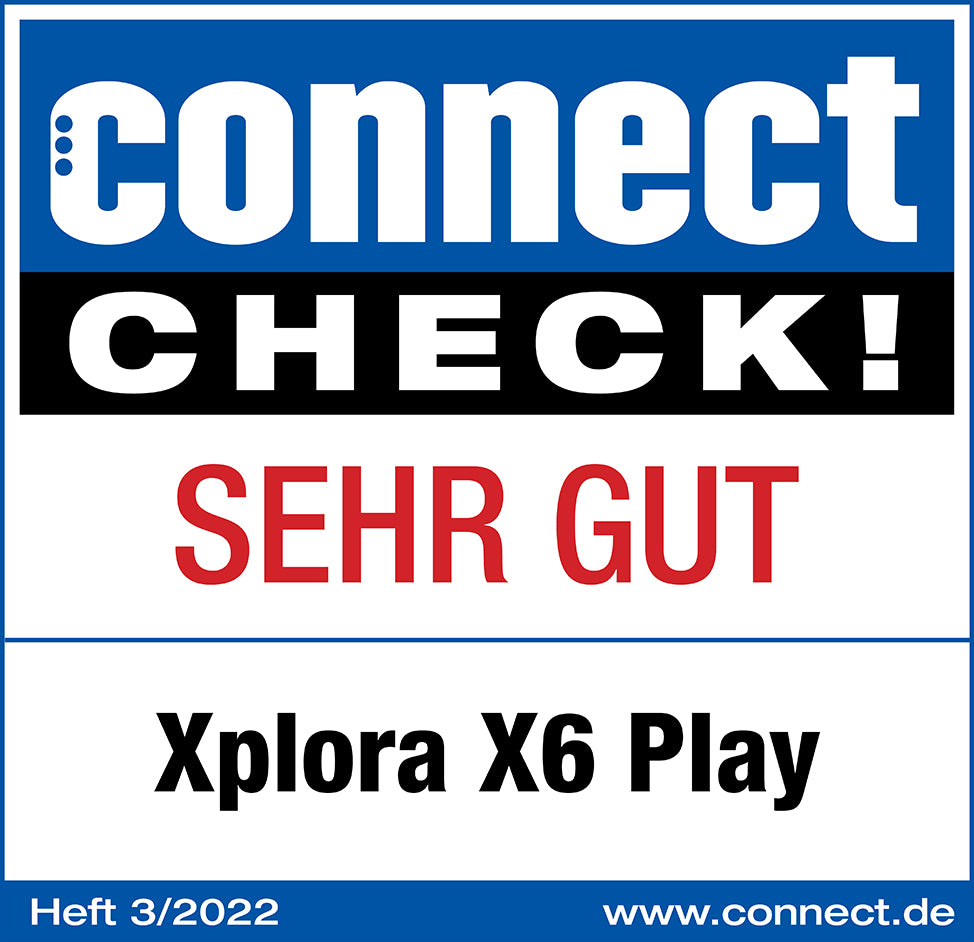 Xplora Kids Smartwatch - Connect Sehr Gut Testsiegel Xplora X6Play
