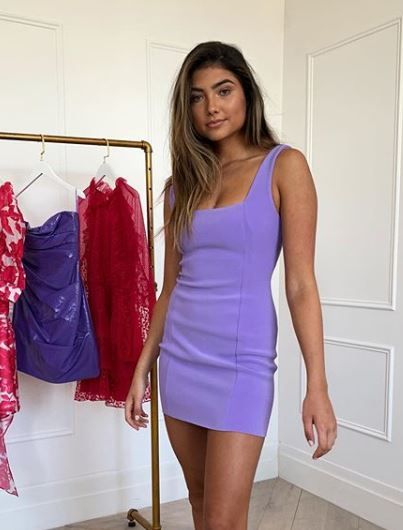 purple bec and bridge dress