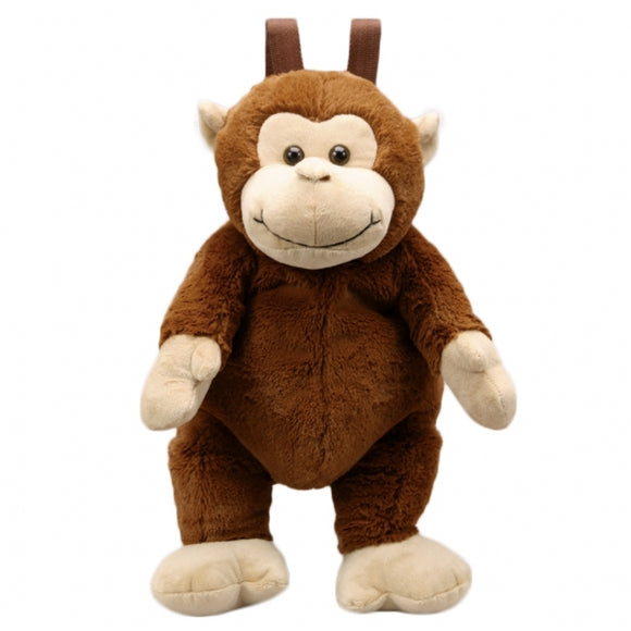 monkey plush backpack