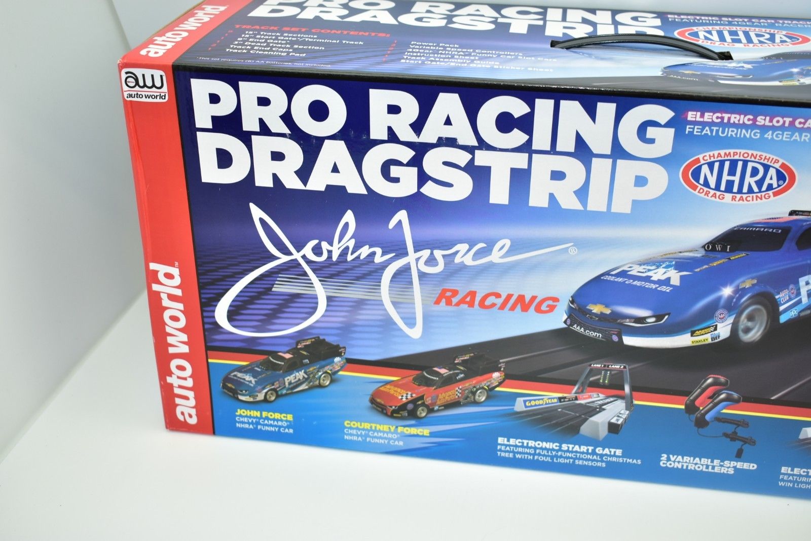 john force slot car track