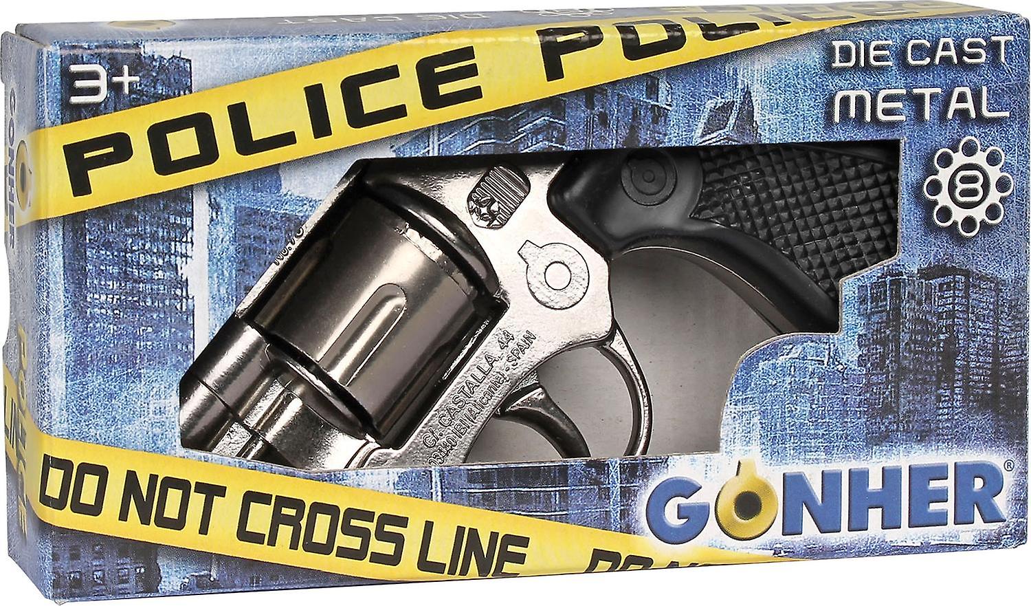 Baan Booth Vertrek Police 357 Colt Detective Style 8-Shot Toy Cap Gun - Silver or Black | –  ProTinkerToys.com