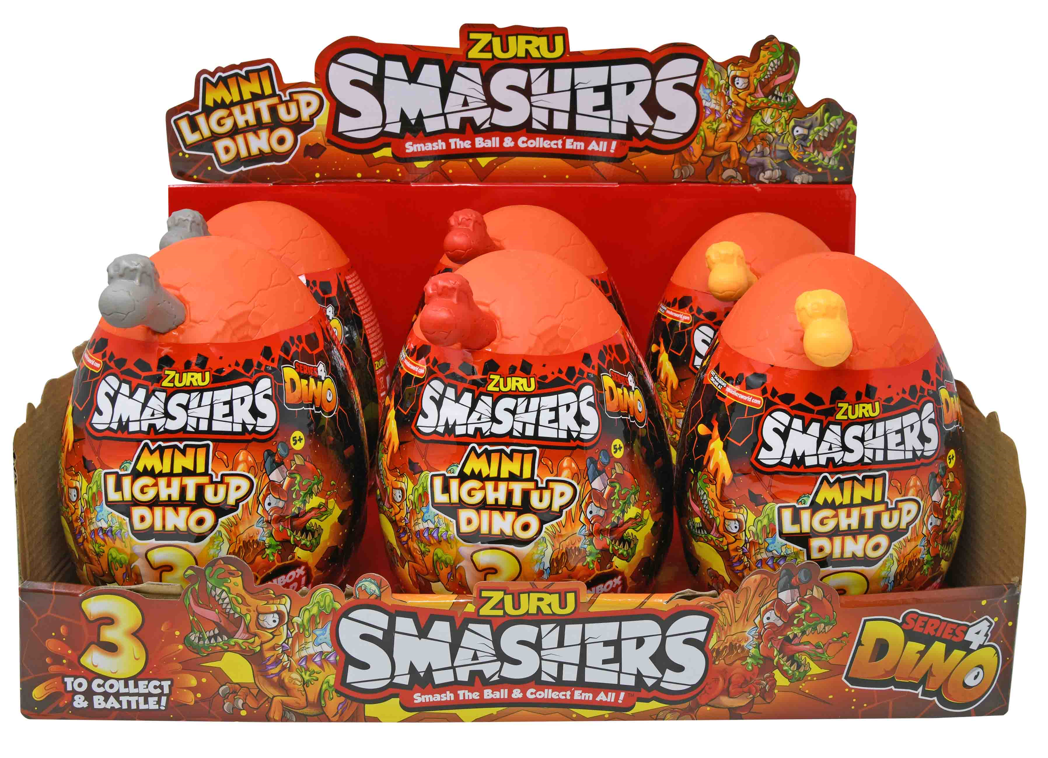 smashers dino egg light up