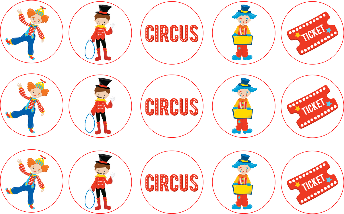 circus-cupcake-toppers-in-edible-wafer-or-icing-sheets-topcaketoppers