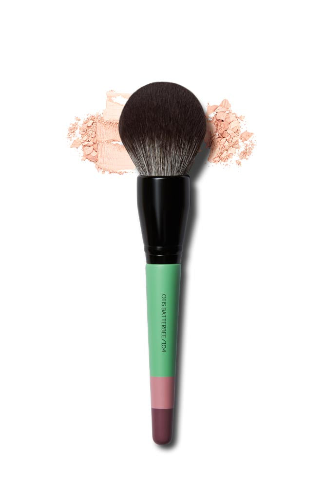 Otis Batterbee Ultimate Face Makeup Powder Brush: A luxurious and versatile beauty tool designed for flawless powder application. This premium brush features ultra-soft bristles, providing a seamless and even distribution of makeup for a radiant finish. Elevate your makeup routine with the Otis Batterbee Ultimate Face Brush, ensuring a polished and airbrushed look every time.