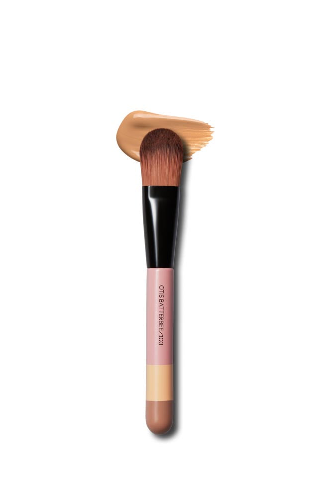 Elevate your makeup routine with Otis Batterbee's Foundation Brush, a precision tool for flawless foundation application, featuring meticulously crafted bristles for a seamless finish.