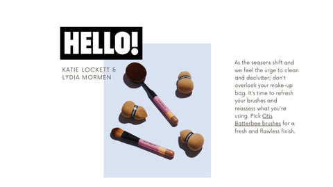 Otis Batterbee Foundation Buffer 111 Makeup Brush as featured in Hello Magazine by Katie Lockett