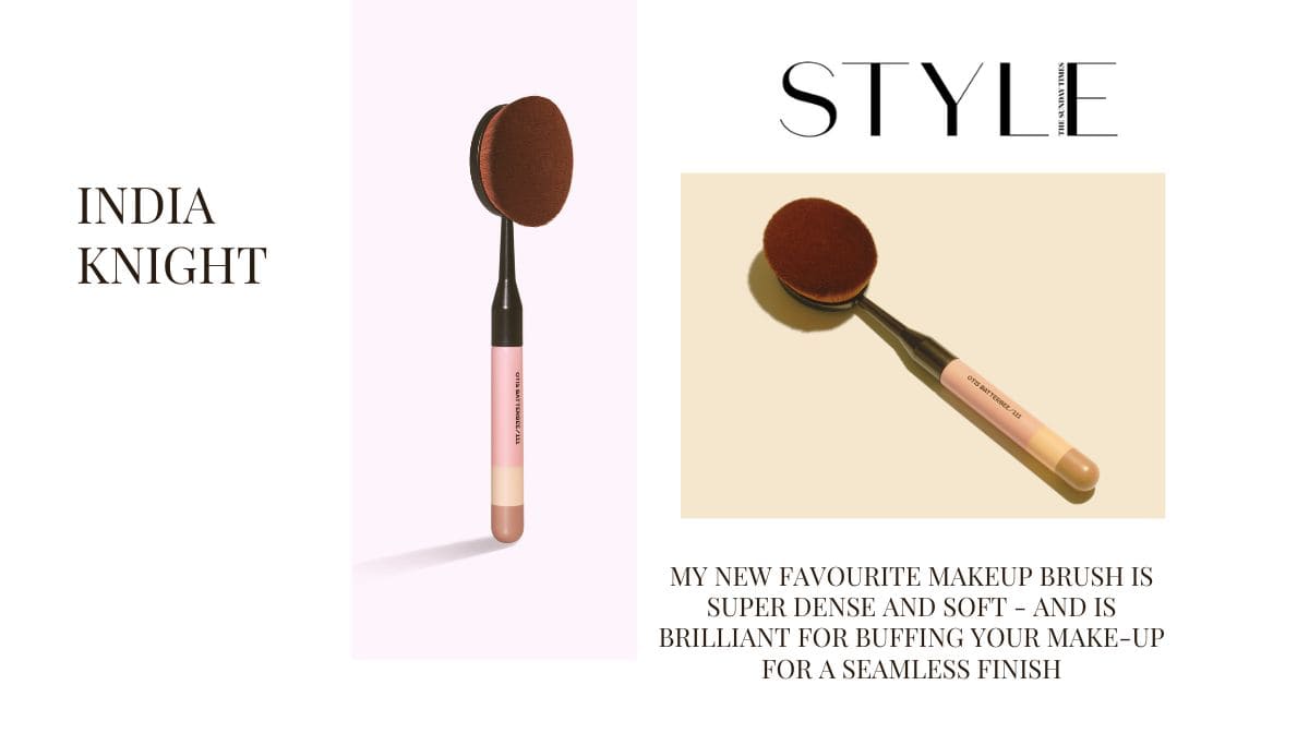 Otis Batterbee Foundation Buffer 111 Makeup Brush featured in Sunday Times by India Knight