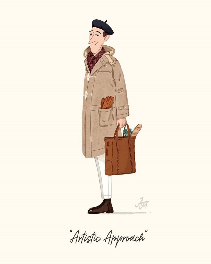 Montgomery Duffle Coat Illustration