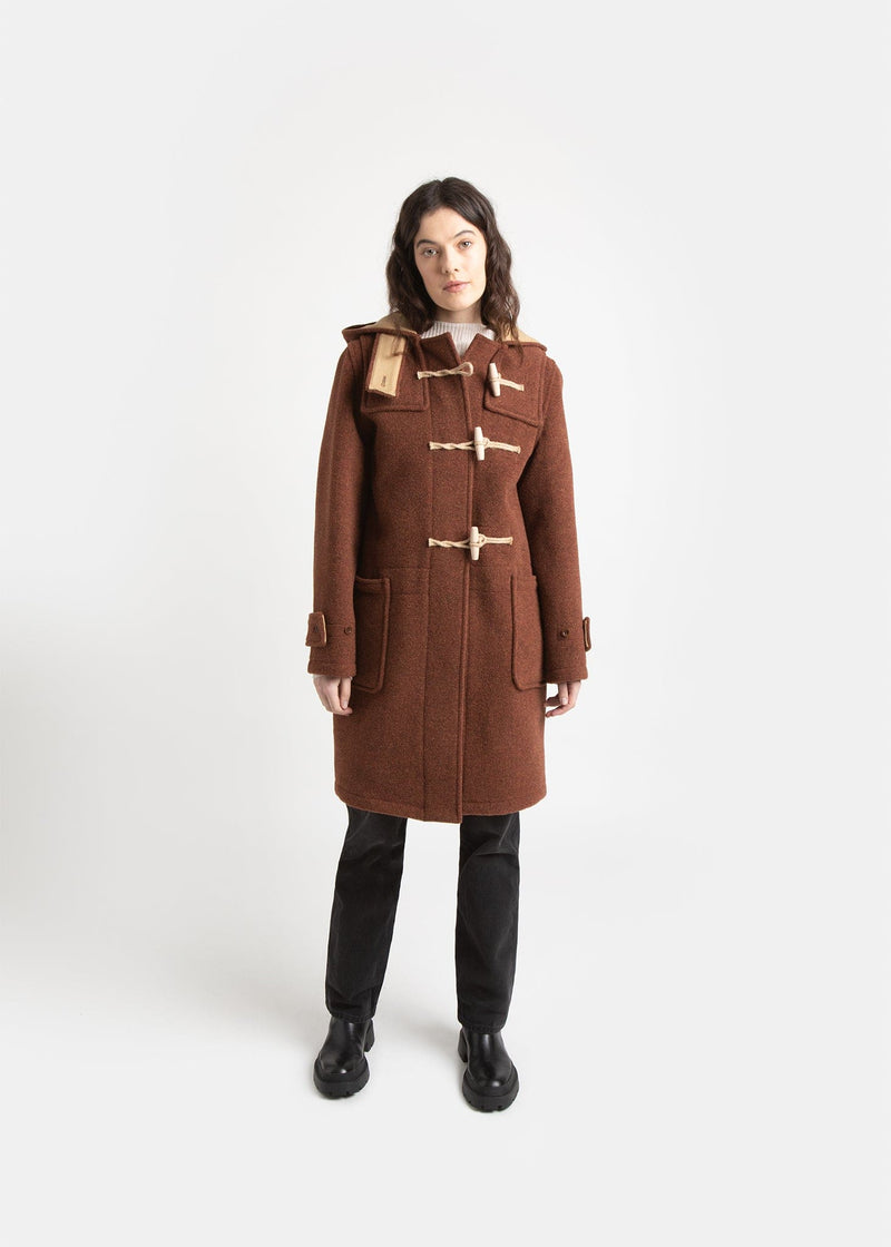 Gloverall Women's Original Monty Duffle Coat Rust
