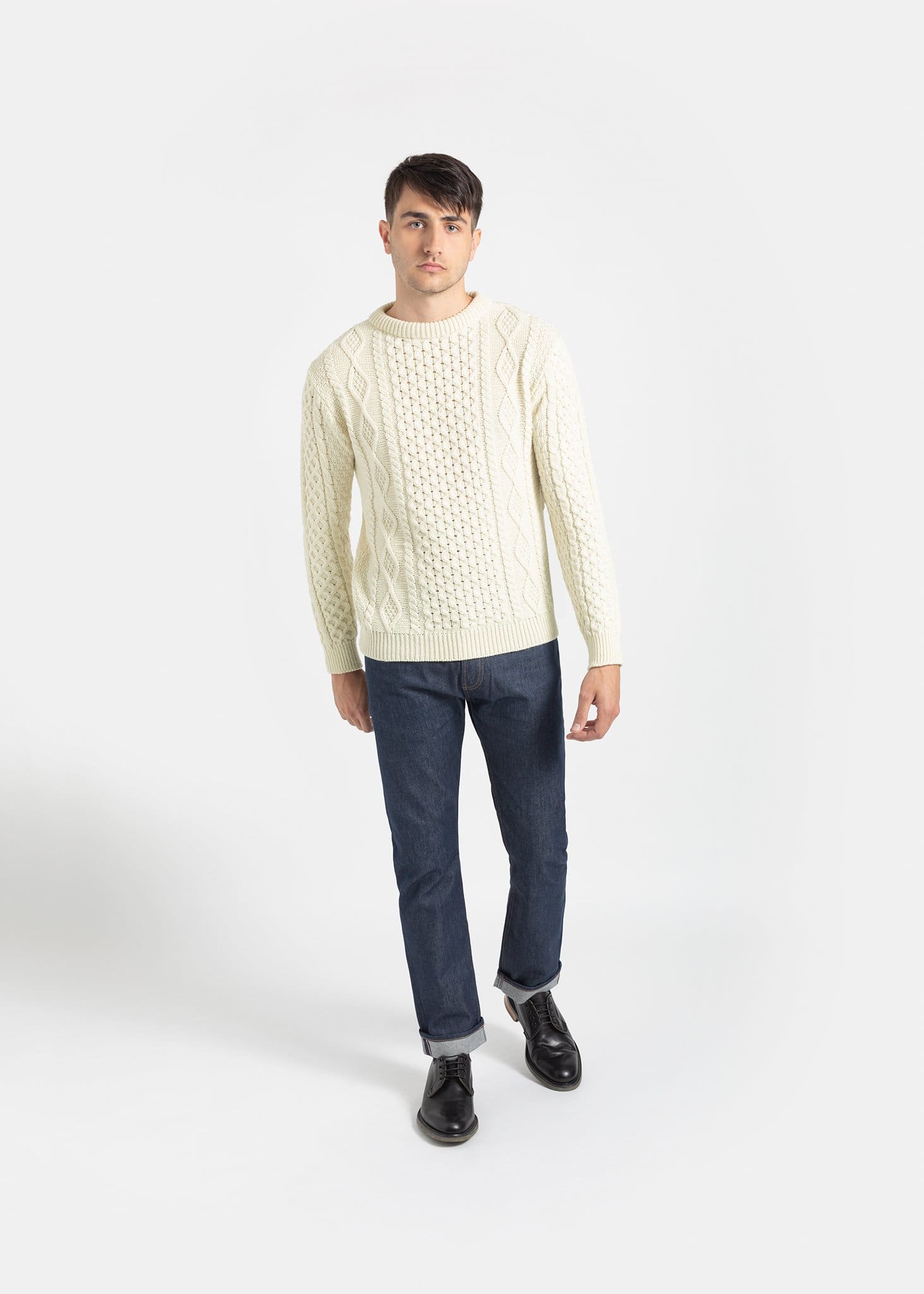 Aran Jumper Ecru