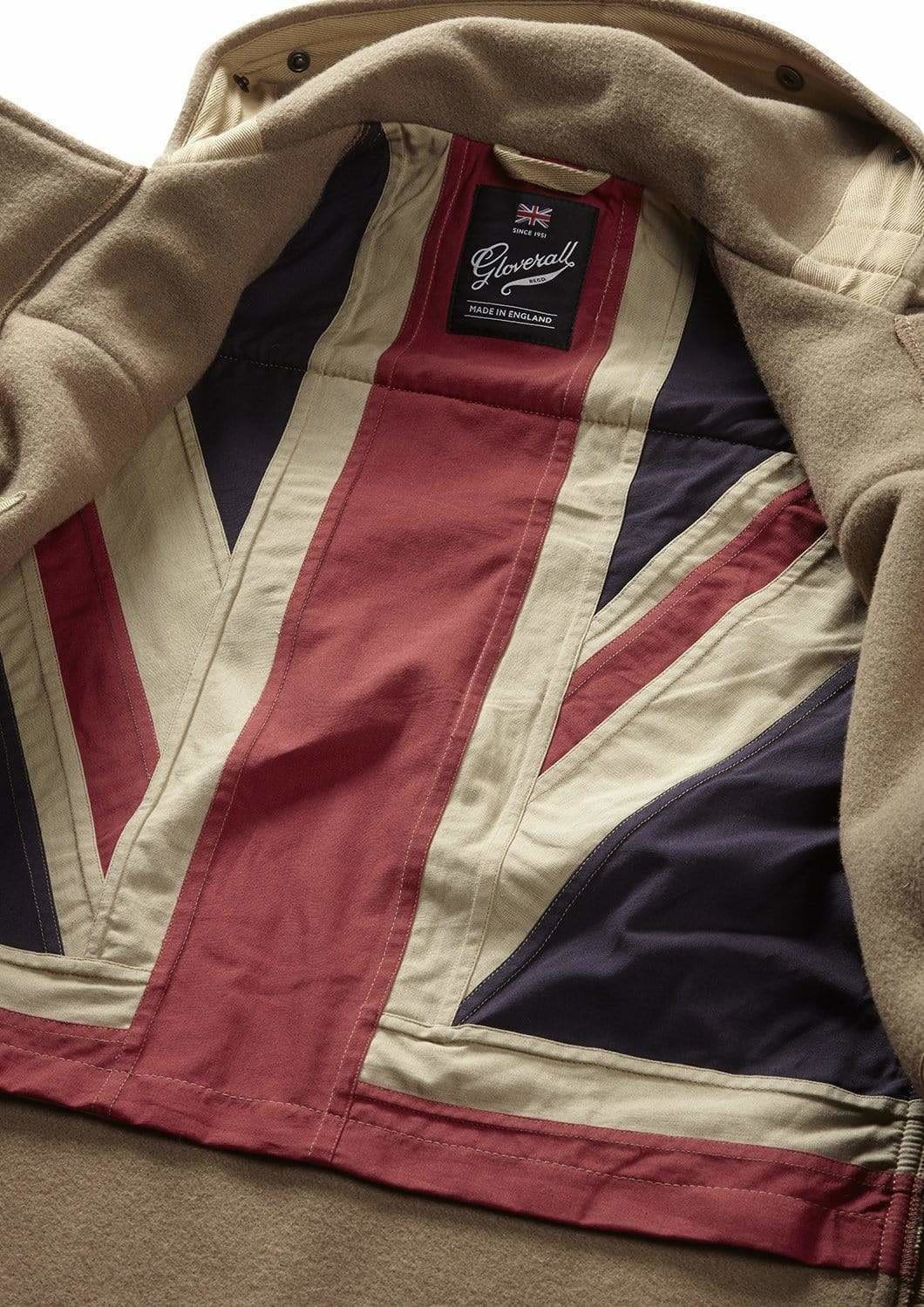 Union Jack Mid Monty Duffle Camel