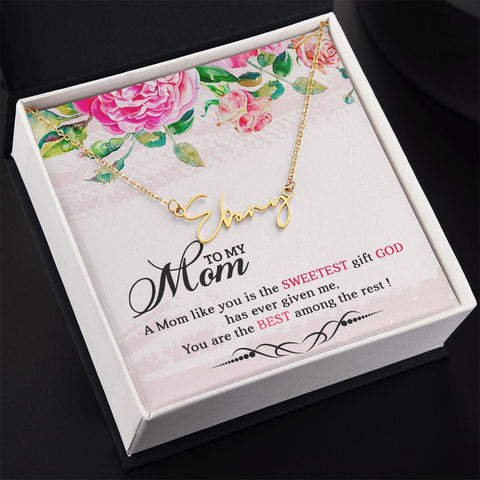 Mother's Day With Love, Signature Style Necklace