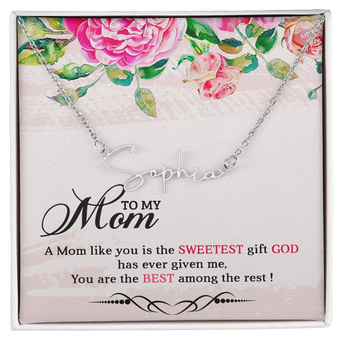 Mother's Day With Love, Signature Style Necklace, My Shelter