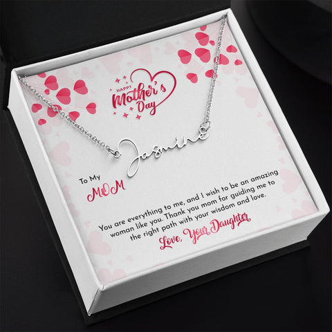 Mother's Day With Love, Signature Style Necklace,