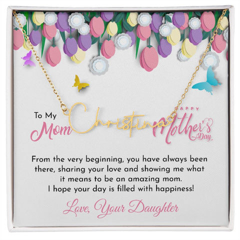 Mother's Day With Love, Signature Style Necklace