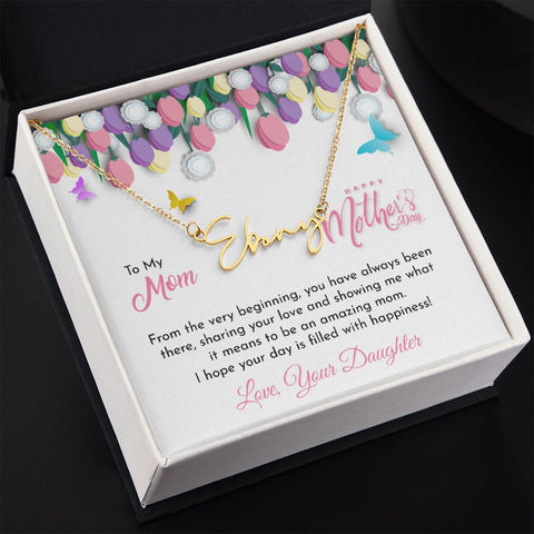 Mother's Day With Love, Signature Style Necklace