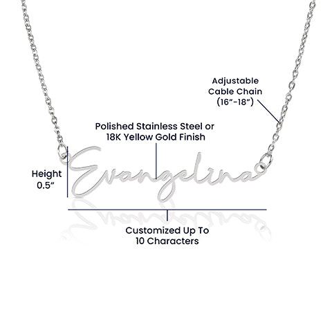 Mother's Day With Love, Signature Style Necklace