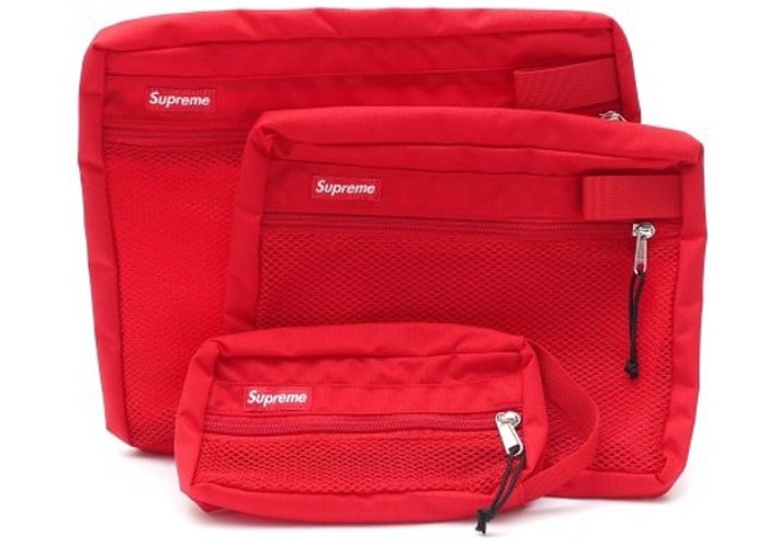 supreme lv red bag