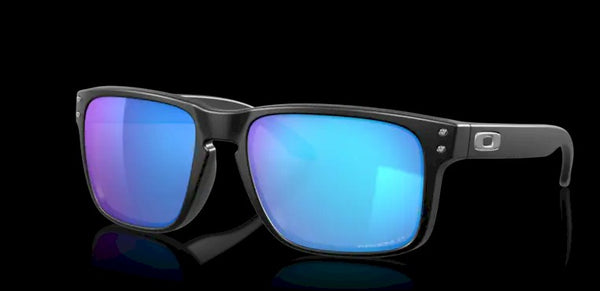 Oakley Holbrook in Matte black with Prizm sapphire polarized OO9102-F0 –  