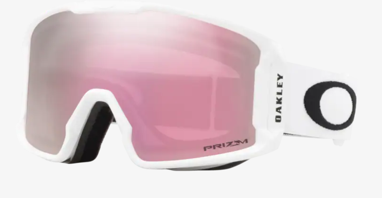 Oakley Line Miner XM Goggles oo7093-11 Matte White Prizm Hi Pink Iridi –  