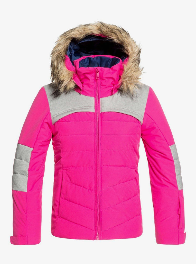 girls pink ski jacket