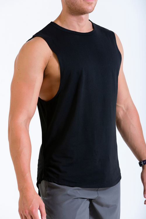 HangFit Men's Sleeveless T-Shirt, Fitness, Gym